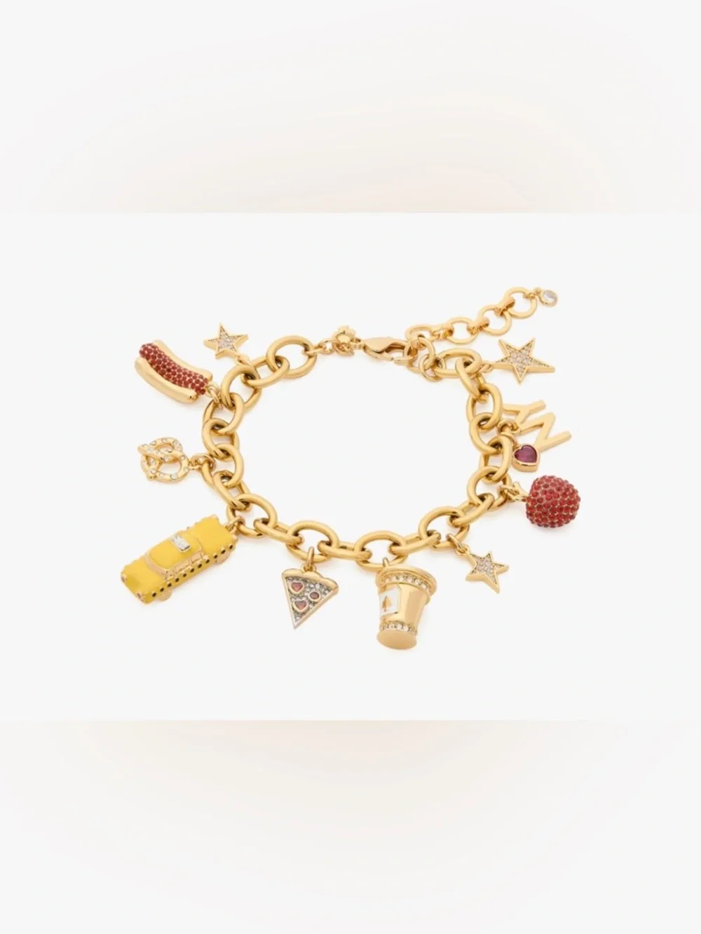 NWT Kate Spade Hit The City Charm Bracelet - Picture 2 of 6